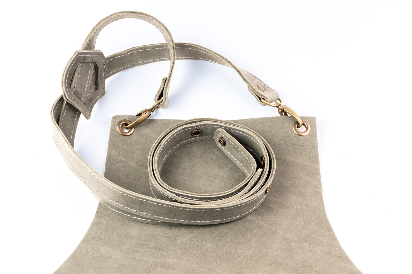 Leder Grillschürze – Camel - LederGlück Manufaktur