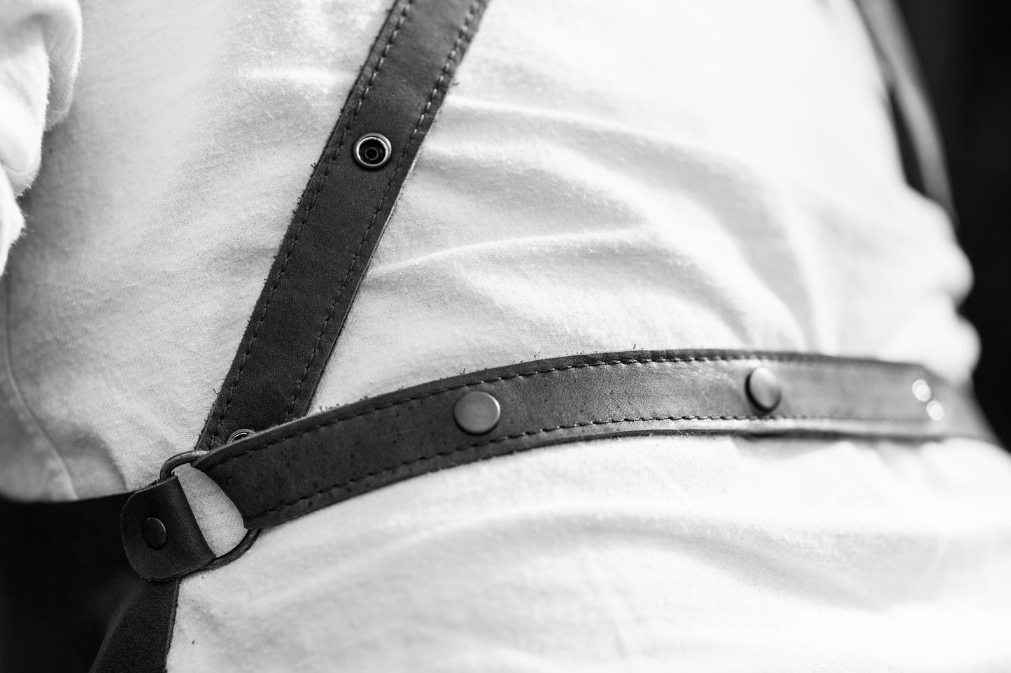 Leder Grillschürze – Fire - LederGlück Manufaktur