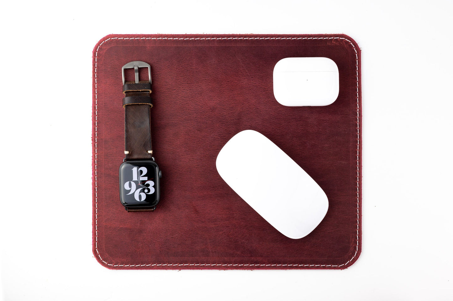 Mousepad - Chianti - LederGlück Manufaktur