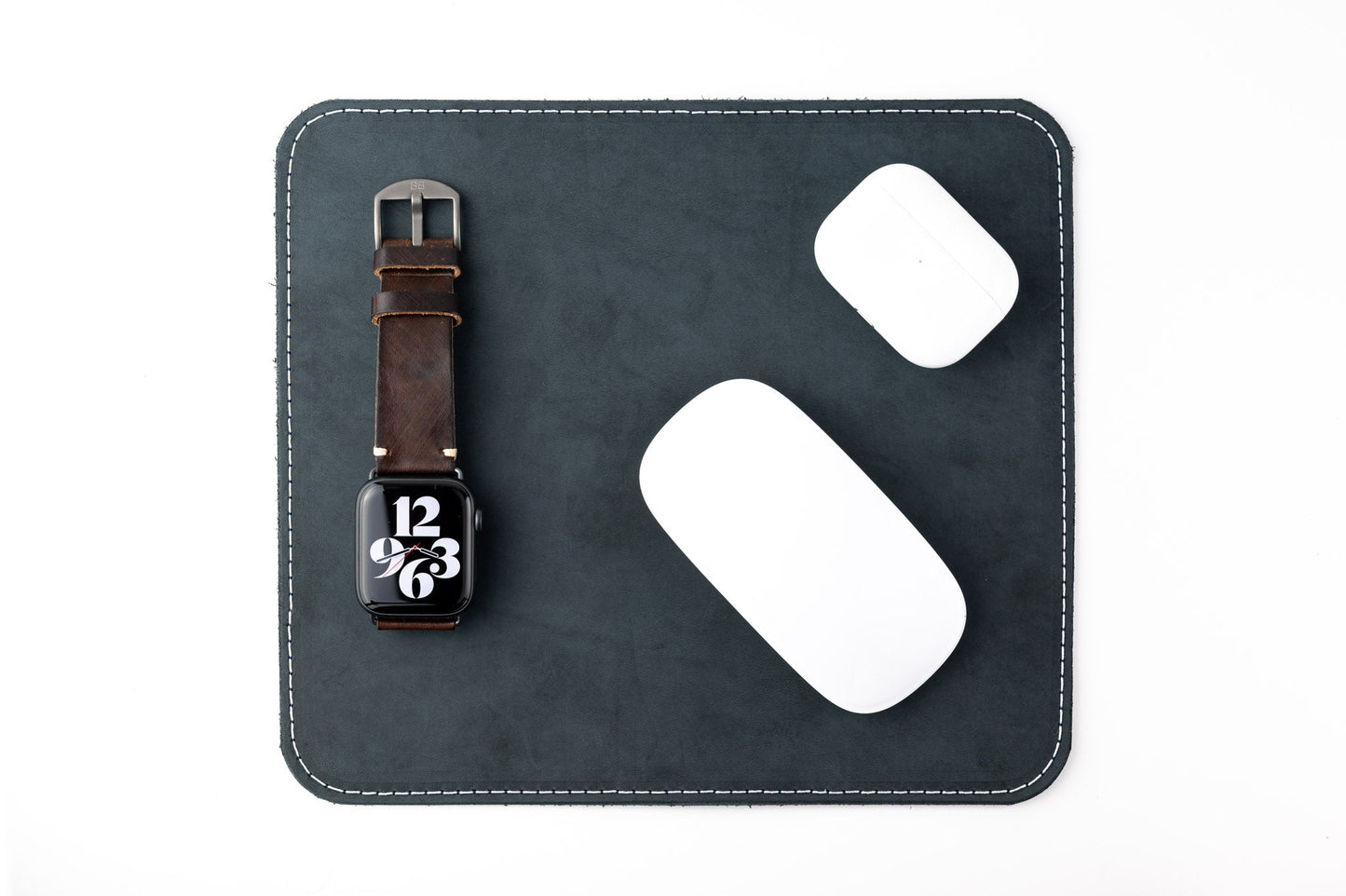 Mousepad - Schiefer - LederGlück Manufaktur
