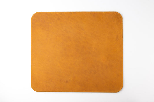Mousepad - Cognac - LederGlück Manufaktur