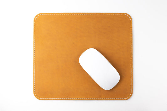 Mousepad - Cognac - LederGlück Manufaktur